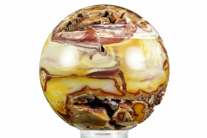 Polished Mookaite Jasper Sphere - Australia #371099